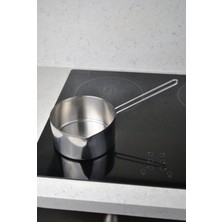 Feyza Design Paslanmaz Çelik Mini Kaçerola ve Sosluk Seti 16X8 Cm, Yumurta Tavası