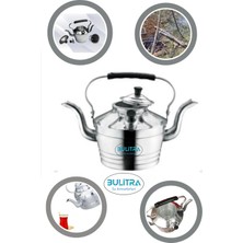 Feyza Design 3 Litre Çift Emzikli Çift Taraflı Alüminyum Çaydanlık, Kamp ve Piknik Için