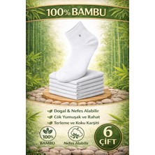 Yotitex Doğal %100 Bambu Unisex 6'lı Paket Çorap