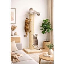 Turkuaz Tırmalama TR2071 Dev Gövdeli Kule Kedi Tırmalama