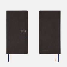 Hobonichi Techo Weeks Japanese Version 2024 Jan Start Fine Classic Series Classical Navy Deri Kapak