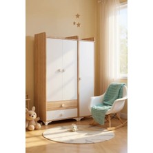 Patika 3 KAPAKLI ÇEKMECELİ DOLAP 049 SONOMO BEYAZ