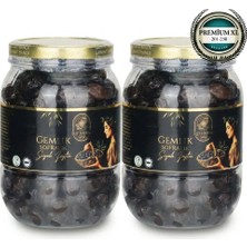 Elif Hanım Çiftliği Gemlik  Xl Premıum  Taşbaskı  2x1 kg  Siyah Zeytin