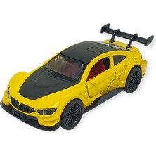 Hayat Store Çek Bırak Metal Arabalar 12 cm - 3671C - Sarı (Lisinya)