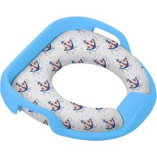 Hayat Store Softy Jumbo Kids Çocuk-Bebek Yanlardan Tutmalı Yumuşak Süngerli Klozet Kapağı Adaptörü ( Lisinya )