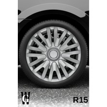 Whigor Bmw E30 15 Inç Jant Kapağı (4 Adet) Gri G112