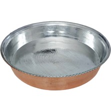 Moda Bakır Bakır Köfte Salça Leğeni 35 cm