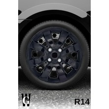 Whigor Ford Windstar 14 Inç Jant Kapağı (4 Adet) Siyah S101