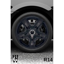 Whigor Ford Custom 14 Inç Jant Kapağı (4 Adet) Siyah S103