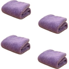 Özgürce Mor Mop Bezleri 4'lü Mandallı Yedek Bezi Seti