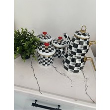 Feyza Design Parlak Emaye Seti, Şık ve Dayanıklı Mutfak Aksesuarları