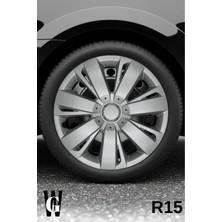 Whigor Renault Fluence 15 Inç Jant Kapağı (4 Adet) Gri G113