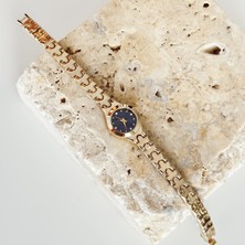 Vesce Atelier Tiny Gold Saat Lacivert