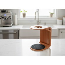 Feyza Design Şık ve Kullanışlı Pedli Kahve Demleme Standı, Pratik Kullanım Sağlar