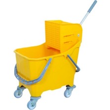 Özgürce Pratik ve Şık Tek Kovalı Plastik Temizlik Arabası, Hafif ve Dayanıklı Tasarım