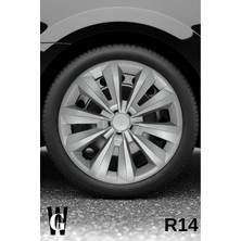 Whigor Opel Adam 14 Inç Jant Kapağı (4 Adet) Gri G108