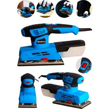 Schatz 400W Sjs Metal Şanzıman 6 Kademe Devir Ayarlı Elektrikli Toz Hazneli Titreşimli Zımpara Makinesi