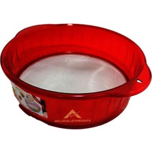 abnturk Büyük Boy Paslanmaz Taban Un Eleği Midi Süzgeç