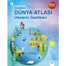 Hayat Store Çıkartmalı Dünya Atlası / Ülkelerin Özellikleri