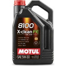 Motul 8100 X-Clean Efe 5W-30 5 Litre %100 Sentetik Motor Yağı – Üretim Yılı: 2025  Dpf Uyumlu