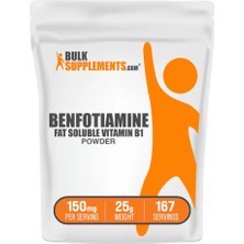 Bulk Supplement Benfotiamine Fat Soluble B1 25 G . Usa