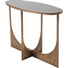 Muva Concept Bloom Metal Camlı Modern Tasarım Gold Eskitme Dresuar