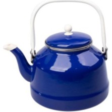 Feyza Design Vintage Emaye Çaydanlık, 2,5 Lt, Şık ve Dayanıklı Tasarım