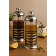 Feyza Design 420 ml French Press Bitki Çayı Demliği, Şık ve Kullanışlı Tasarım