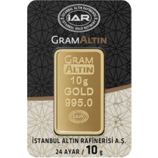 PIEDORA GOLD 10 Gram 24 Ayar Gram Altın