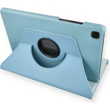 Hayat Store Samsung Galaxy T500 Tab A7 10.4 Kılıf 360 Tablet Deri Kılıf - Turkuaz