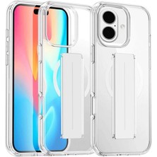 Hayat Store Joko Iphone 16 Kılıf Alfa Magsafe Standlı Kapak - Şeffaf