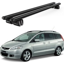 Today Auto Pençe Mazda 5 (2005-2010) Uyumlu Siyah Ara Atkı Port Bagaj Tavan Barı