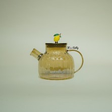 Feyza Design Şık Çizgi Desenli Demlik ile Çay Keyfinizi Taçlandırın