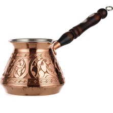 Feyza Design El Işçiliği Bakır Cezve, Türk Kahvesi ve Bitki Çayı Demleme