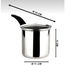 Feyza Design Dayanıklı Çelik Cezve No:06, Pratik ve Şık Mutfak Gereci