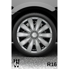 Whigor Renault R 19 Europa 16 Inç Jant Kapağı (4 Adet) Gri G117