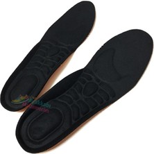 abnturk Footbed Iç Tabanlık 35/36 Numara Rahat Ayakkabı Iç Tabanlığı Siyah Renk Ortopedik Ürün