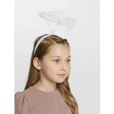 Hayat Store Beyaz Otrişli Tüylü Esnek Yapı Melek Haresi Melek Tacı