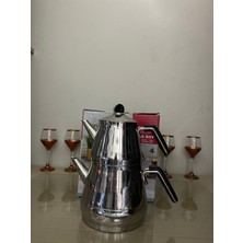 Feyza Design Şık ve Dayanıklı Piramit Mega Çaydanlık, Şık Tasarımıyla Mutfağınıza Zarafet Katıyor