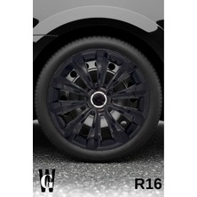 Whigor Bmw E82 16 Inç Jant Kapağı (4 Adet) Siyah S119