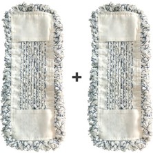 Özgürce Yedek Mikrofiber Mop Seti, 40 Cm, 2'li, Temizlik Için Ideal Renkli Seçenekler