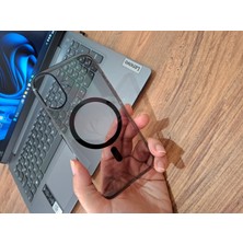 Epro iPhone 16 Uyumlu Magsafe Şarj Özellikli Kamera Koruma Çıkıntılı Sararmaz Sert Mika Kılıf