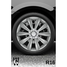 Whigor Renault Vel Satis 16 Inç Jant Kapağı (4 Adet) Gri G119