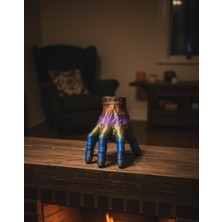 Hayat Store 3D Renk Geçişli El Obje 27X22 cm Büyük Boy Ev Dekorasyonu - Lisinya