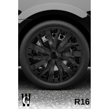 Whigor Seat Cordoba 16 Inç Jant Kapağı (4 Adet) Siyah S116