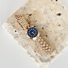 Vesce Atelier Doves Gold Saat Lacivert