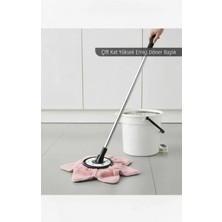 Özgürce Mega Boy Yuvarlak Paspas Yedek Ucu, Çizmez ve Sessiz Temizlik Için