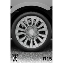 Whigor Chevrolet Captiva 15 Inç Jant Kapağı (4 Adet) Gri G107