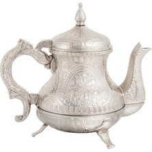 Feyza Design Zamak Döküm Çaydanlık, Dekoratif ve Şık Demlik, Hediye Seçeneği