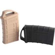 Bosile Taktik 5.56 Silikon Şarjör Kılıfı - Hızlı Çekim (Fast Mag) Cover Siyah/çöl Airsoft